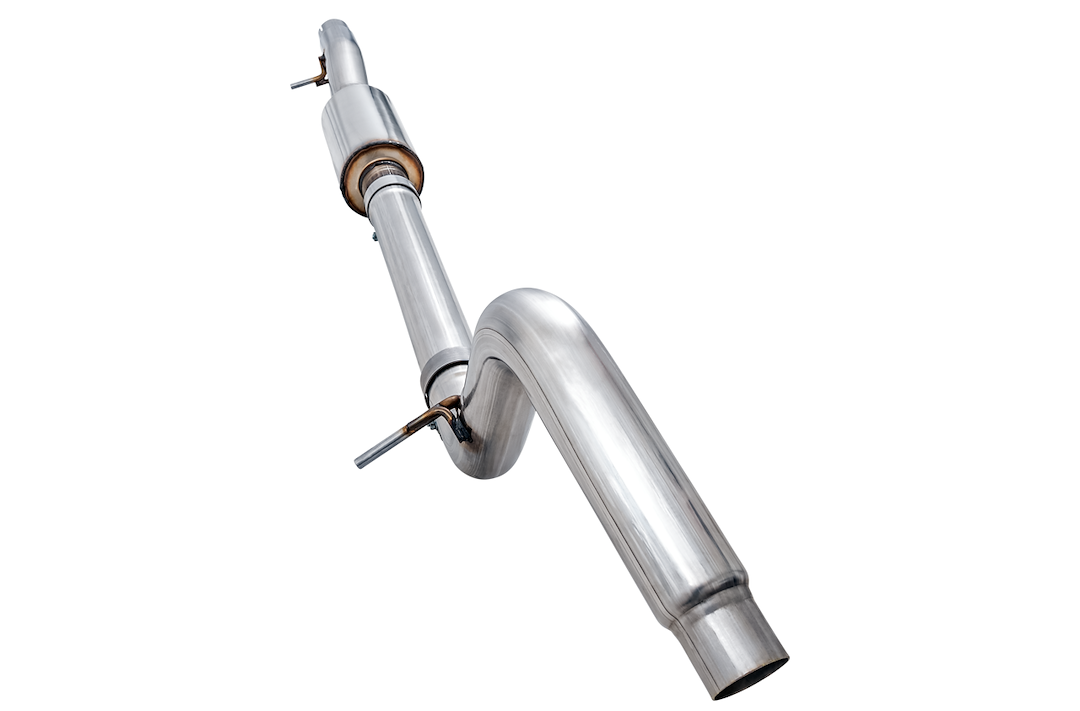 AWE Tuning Exhaust Pipe Intermediate, 3 Inch Diameter, Stainless Steel, Resonated – 3015-11005