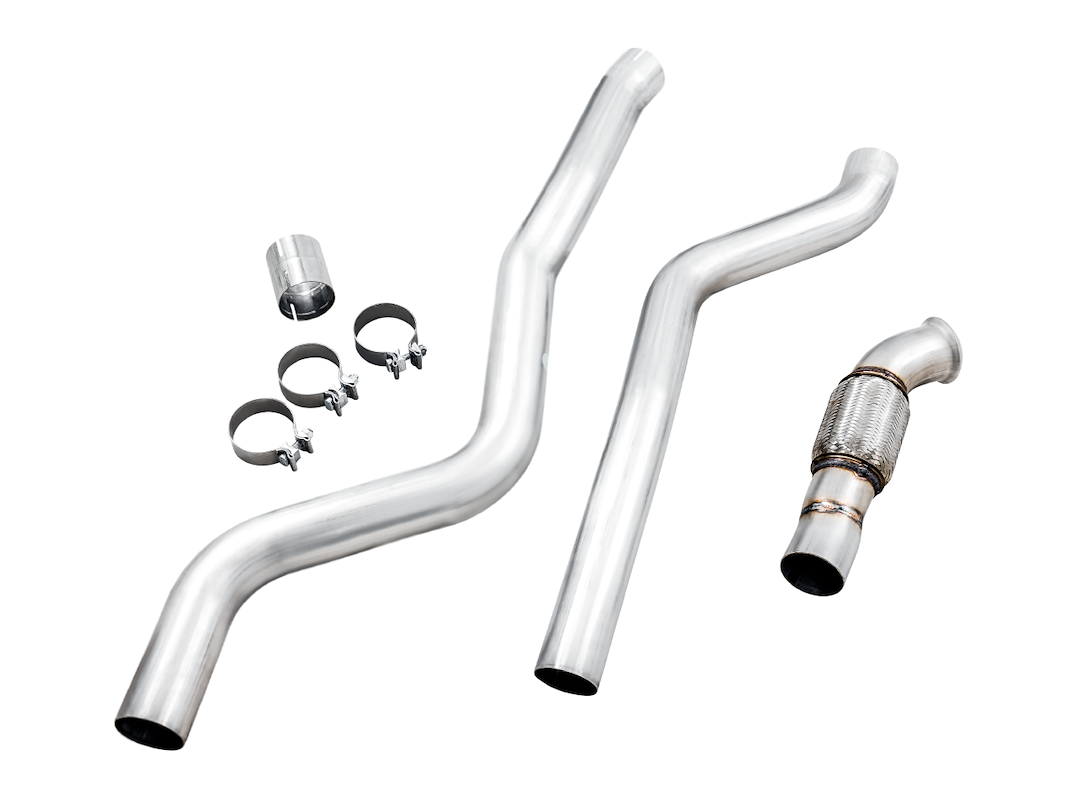 AWE Tuning Exhaust Pipe Intermediate, Performance, 3 Inch Diameter, Stainless Steel – 3015-11024