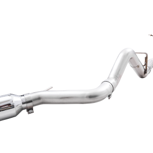AWE Tuning Exhaust System Kit, 0FG Cat-Back System, T304L Stainless Steel, Without Muffler, Single Exhaust with Single Exit, Rear Exit – 3015-22789