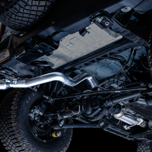AWE Tuning Exhaust System Kit, 0FG Cat-Back System, T304L Stainless Steel, Without Muffler, Single Exhaust with Single Exit, Rear Exit – 3015-22789