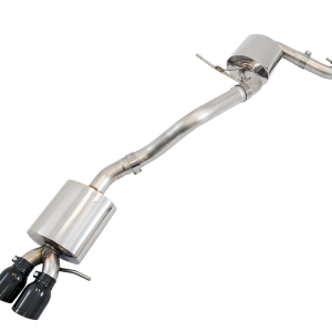 AWE Tuning Exhaust System Kit, Touring Edition Cat-Back System, Stainless Steel, Without Muffler, Single Exhaust with Dual Exit – 3015-23050