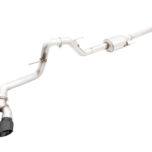 AWE Tuning Exhaust System Kit, 0FG Cat-Back System, Stainless Steel, Without Muffler, Single Exhaust with Dual Outlet, Rear Exit – 3015-23059