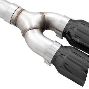 AWE Tuning Exhaust System Kit, 0FG Cat-Back System, Stainless Steel, Without Muffler, Single Exhaust with Dual Outlet, Rear Exit – 3015-23059