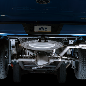 AWE Tuning Exhaust System Kit, 0FG Cat-Back System, Stainless Steel, Without Muffler, Single Exhaust with Dual Outlet, Rear Exit – 3015-23059