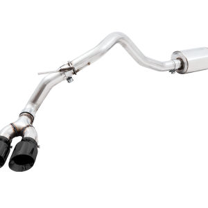 AWE Tuning Exhaust System Kit, 0FG Cat-Back System, Stainless Steel, Without Muffler, Single Exhaust with Single Outlet, Rear Exit – 3015-23064