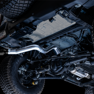 AWE Tuning Exhaust System Kit, 0FG Cat-Back System, T304L Stainless Steel, Without Muffler, Single Exhaust with Single Exit, Rear Exit – 3015-23789