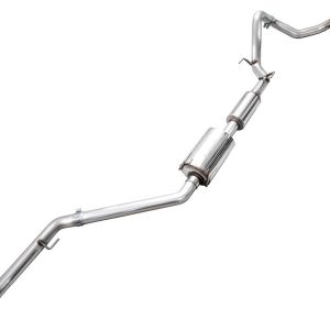 AWE Tuning Exhaust System Kit, 0FG Cat-Back System, Stainless Steel, With Muffler, Single Exhaust with Single Exit, Rear Exit – 3015-28254