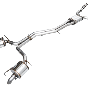 AWE Tuning Exhaust System Kit, Touring Edition Cat-Back System, Stainless Steel, With Mufflers, Dual Exhaust with Dual Outlet, Rear Exit – 3015-31003