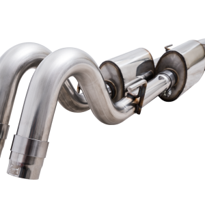 AWE Tuning Exhaust System Kit, 0FG Cat-Back System, Stainless Steel, Without Muffler, Dual Exhaust with Dual Outlet, Rear Exit – 3015-31826