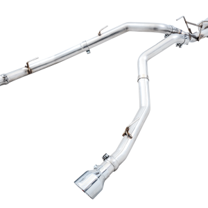 AWE Tuning Exhaust System Kit, 0FG Cat-Back System, T304L Stainless Steel, With Muffler, Single Exhaust with Dual Exits, Rear Exit – 3015-32002
