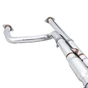 AWE Tuning Exhaust System Kit, 0FG Cat-Back System, T304L Stainless Steel, With Muffler, Single Exhaust with Dual Exits, Rear Exit – 3015-32004