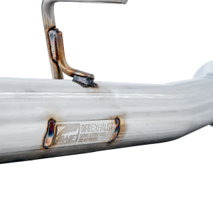 AWE Tuning Exhaust System Kit, 0FG Cat-Back System, T304L Stainless Steel, With Muffler, Single Exhaust with Dual Exits, Rear Exit – 3015-32004