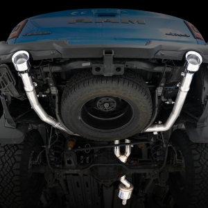AWE Tuning Exhaust System Kit, 0FG Cat-Back System, T304L Stainless Steel, With Muffler, Single Exhaust with Dual Exits, Rear Exit – 3015-32005