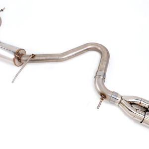 AWE Tuning Exhaust System Kit, Performance Cat-Back System, Stainless Steel, With Muffler, Single Exhaust with Single Outlet, Rear Exit – 3015-32038