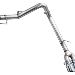 AWE Tuning Exhaust System Kit, 0FG Cat-Back System, Stainless Steel, With Muffler, Single Exhaust with Single Exits, Rear Exit – 3015-32063