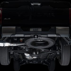 AWE Tuning Exhaust System Kit, 0FG Cat-Back System, Stainless Steel, With Muffler, Single Exhaust with Single Exits, Rear Exit – 3015-32063