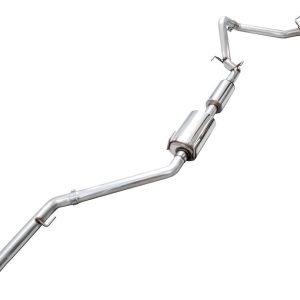 AWE Tuning Exhaust System Kit, 0FG Cat-Back System, Stainless Steel, With Muffler, Single Exhaust with Single Exits, Rear Exit – 3015-32254