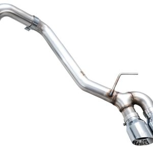 AWE Tuning Exhaust System Kit, 0FG Cat-Back System, Stainless Steel, With Muffler, Single Exhaust with Single Exits, Rear Exit – 3015-32254
