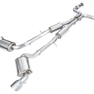 AWE Tuning Exhaust System Kit, Touring Edition Cat-Back System, Stainless Steel, With Muffler, Dual Exhaust with Dual Outlet, Rear Exit – 3015-32400