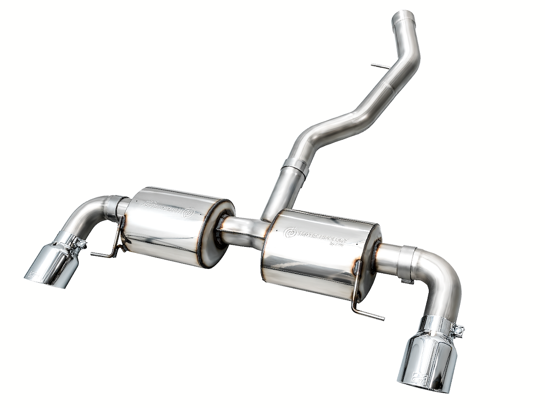 AWE Tuning Exhaust System Kit, Touring Edition Axle-Back System, Stainless Steel, Without Muffler, Single Exhaust with Dual Exits – 3015-32429