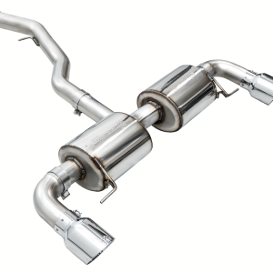 AWE Tuning Exhaust System Kit, Touring Edition Axle-Back System, Stainless Steel, Without Muffler, Single Exhaust with Dual Exits – 3015-32429