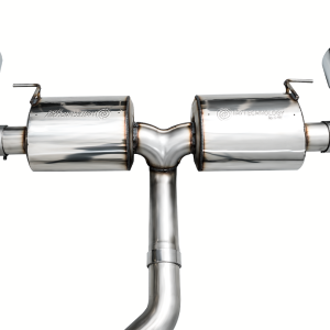 AWE Tuning Exhaust System Kit, Touring Edition Axle-Back System, Stainless Steel, Without Muffler, Single Exhaust with Dual Exits – 3015-32429