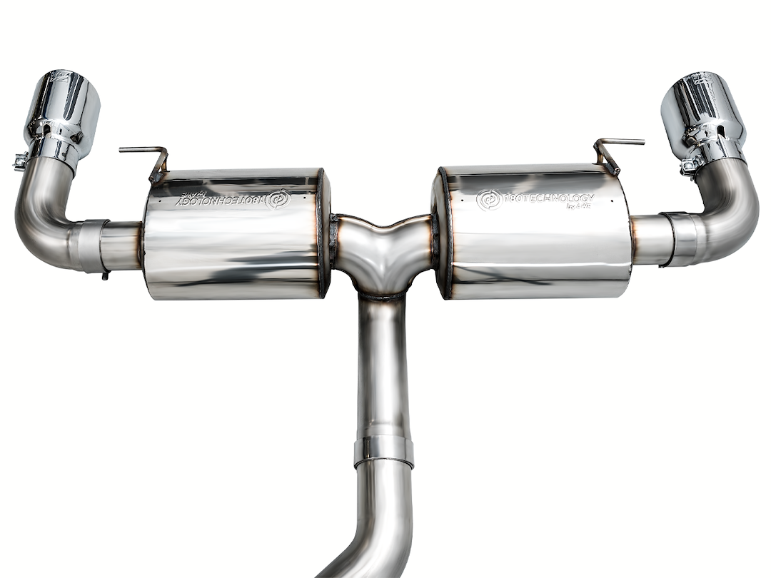 AWE Tuning Exhaust System Kit, Touring Edition Axle-Back System, Stainless Steel, Without Muffler, Single Exhaust with Dual Exits – 3015-32429
