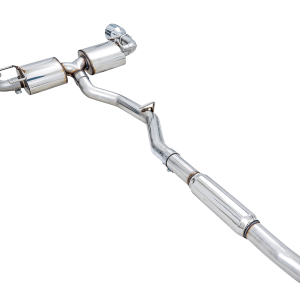 AWE Tuning Exhaust System Kit, Touring Edition Cat-Back System, Stainless Steel, Without Muffler, Single Exhaust with Dual Outlet – 3015-32486