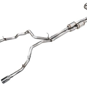 AWE Tuning Exhaust System Kit, 0FG Cat-Back System, Stainless Steel, With Muffler, Dual Exhaust with Dual Exits, Rear Exit – 3015-32530