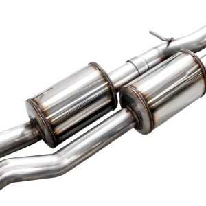 AWE Tuning Exhaust System Kit, 0FG Cat-Back System, Stainless Steel, With Muffler, Dual Exhaust with Dual Exits, Rear Exit – 3015-32530