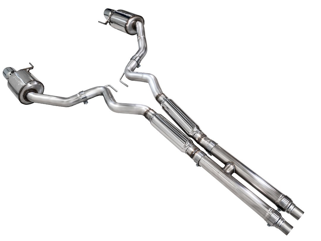 AWE Tuning Exhaust System Kit, Touring Edition Cat-Back System, Stainless Steel, With Muffler, Dual Exhaust with Dual Outlet, Rear Exit – 3015-32650