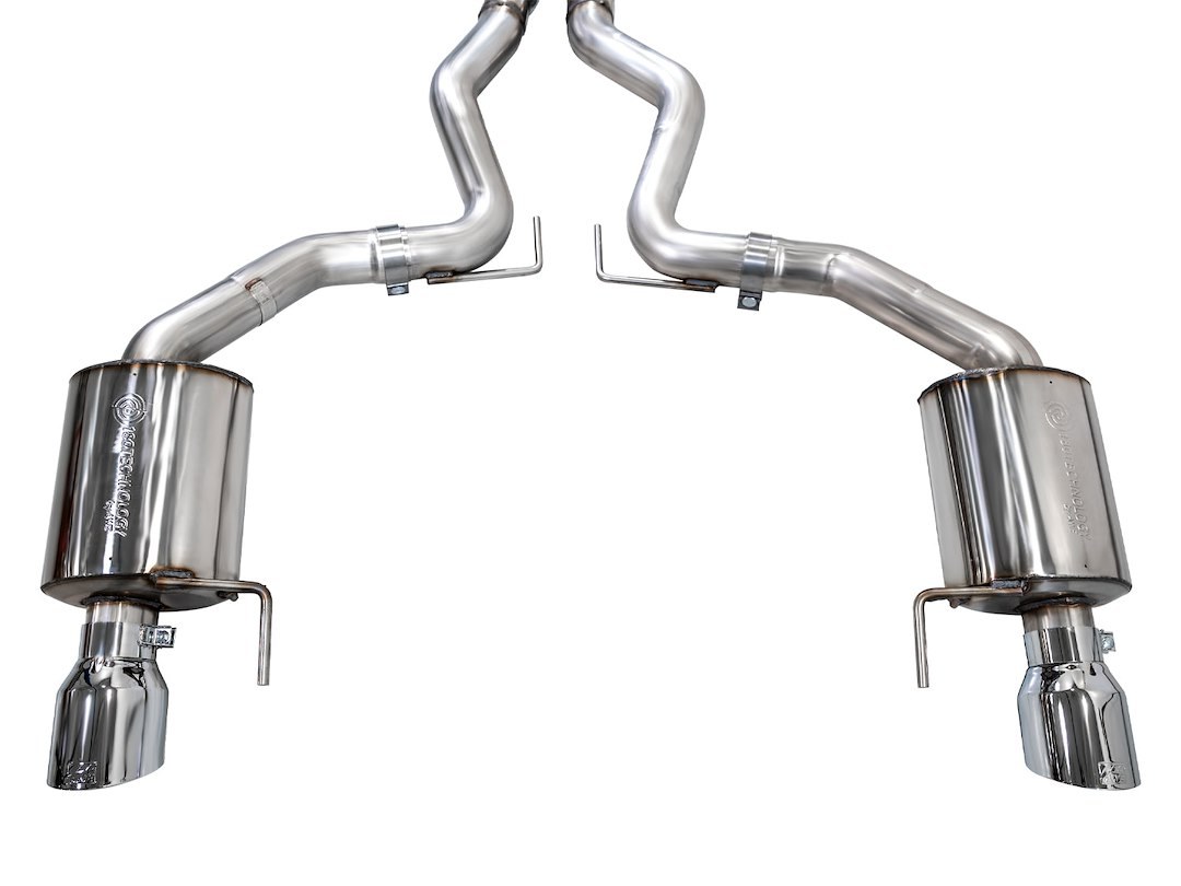 AWE Tuning Exhaust System Kit, Touring Edition Cat-Back System, Stainless Steel, With Muffler, Dual Exhaust with Dual Outlet, Rear Exit – 3015-32650