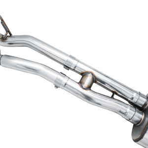 AWE Tuning Exhaust System Kit, 0FG Cat-Back System, Stainless Steel, With Muffler, Dual Exhaust with Dual Outlet, Side Exit – 3015-32826