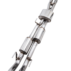 AWE Tuning Exhaust System Kit, 0FG Cat-Back System, Stainless Steel, With Muffler, Dual Exhaust with Dual Outlet, Side Exit – 3015-32826