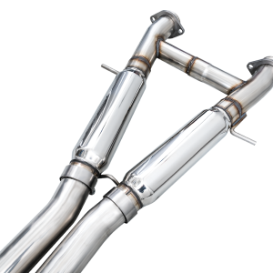 AWE Tuning Exhaust System Kit, Touring Edition Cat-Back System, Stainless Steel, With Muffler, Dual Exhaust with Dual Outlet, Rear Exit – 3015-32952