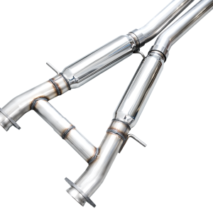 AWE Tuning Exhaust System Kit, Touring Edition Cat-Back System, Stainless Steel, With Muffler, Dual Exhaust with Dual Outlet, Rear Exit – 3015-32952