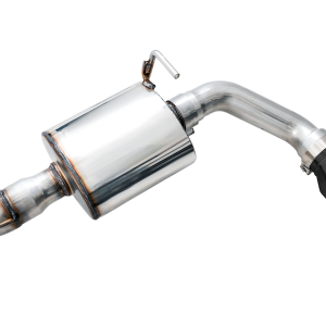 AWE Tuning Exhaust System Kit, Tread Edition Axle-Back System, Stainless Steel, Without Muffler, 3 Inch Pipe Diameter – 3015-33001