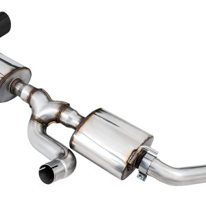 AWE Tuning Exhaust System Kit, Tread Edition Axle-Back System, Stainless Steel, Without Muffler, 3 Inch Pipe Diameter – 3015-33003