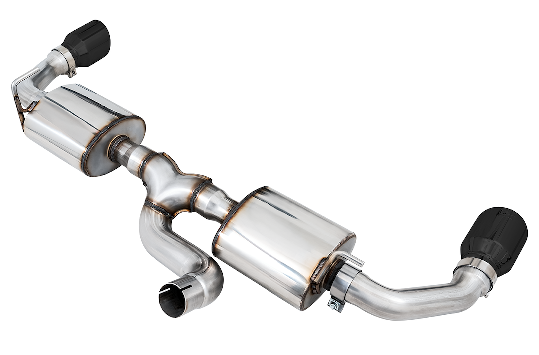 AWE Tuning Exhaust System Kit, Tread Edition Axle-Back System, Stainless Steel, Without Muffler, 3 Inch Pipe Diameter – 3015-33003
