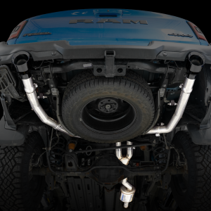 AWE Tuning Exhaust System Kit, 0FG Cat-Back System, T304L Stainless Steel, With Muffler, Single Exhaust with Dual Exits, Rear Exit – 3015-33006