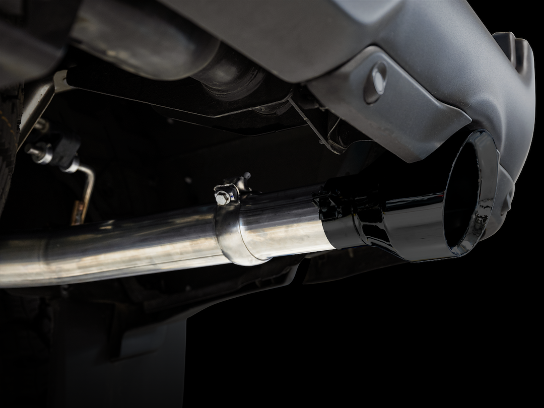 AWE Tuning Exhaust System Kit, 0FG Cat-Back System, T304L Stainless Steel, With Muffler, Single Exhaust with Dual Exits, Rear Exit – 3015-33006