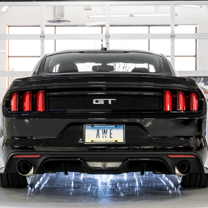 AWE Tuning Exhaust System Kit, Touring Edition Cat-Back System, Stainless Steel, Without Muffler, Dual Exhaust with Dual Exits, Rear Exit – 3015-33084