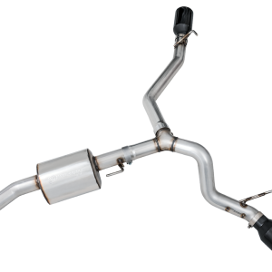 AWE Tuning Exhaust System Kit, Tread Edition Cat-Back System, Stainless Steel, Without Muffler, 3 Inch Pipe Diameter – 3015-33101