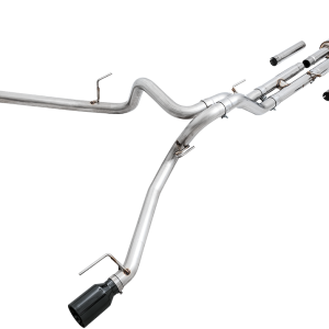 AWE Tuning Exhaust System Kit, 0FG Cat-Back System, Stainless Steel, Without Muffler, Dual Exhaust with Dual Exits, Rear Exit – 3015-33106