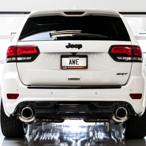 AWE Tuning Exhaust System Kit, Touring Edition Cat-Back System, Stainless Steel, Without Muffler, Dual Exhaust, Rear Exit – 3015-33121