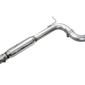 AWE Tuning Exhaust System Kit, Touring Edition Cat-Back System, Stainless Steel, With Muffler, Single Exhaust with Dual Exit, Rear Exit – 3015-33275