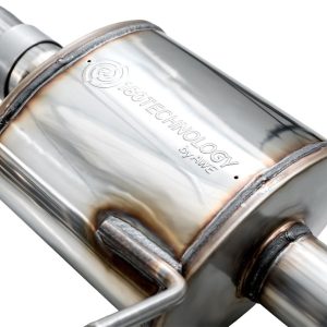 AWE Tuning Exhaust System Kit, Touring Edition Cat-Back System, Stainless Steel, With Muffler, Single Exhaust with Dual Exit, Rear Exit – 3015-33275