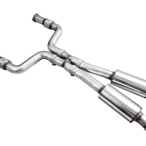 AWE Tuning Exhaust System Kit, Touring Edition Cat-Back System, Stainless Steel, With Muffler, Dual Exhaust with Dual Outlet, Rear Exit – 3015-33400