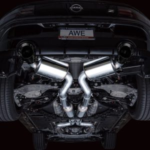 AWE Tuning Exhaust System Kit, Touring Edition Cat-Back System, Stainless Steel, With Muffler, Dual Exhaust with Dual Outlet, Rear Exit – 3015-33400