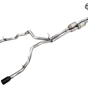 AWE Tuning Exhaust System Kit, 0FG Cat-Back System, Stainless Steel, With Muffler, Dual Exhaust with Dual Exits, Rear Exit – 3015-33530